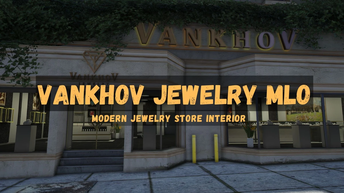 Vankhov Jewelry MLO FiveM | Modern Jewelry Store Interior